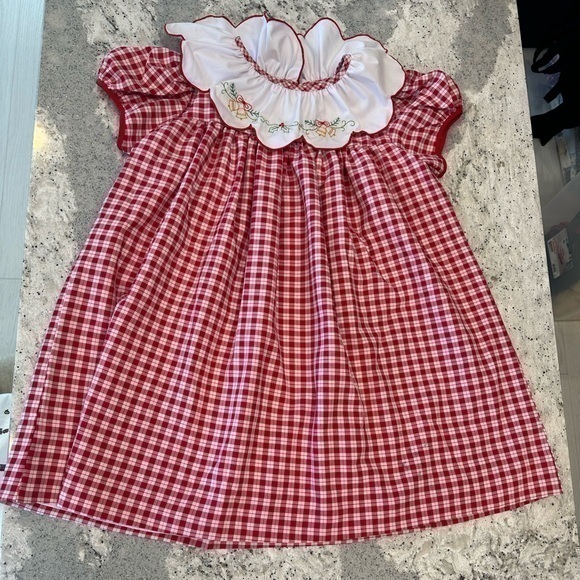 The Proper Peony Collar Holly Dress Size 7 - Picture 1 of 4